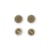 Boutons Pression Color Snaps - champagne - 12.4 mm - rond