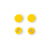 Boutons Pression Color Snaps - jaune - 12.4 mm - rond