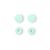 Boutons Pression Color Snaps - menthe - 12.4 mm - rond