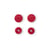 Boutons Pression Color Snaps - rouge - 12.4 mm - rond