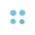 Boutons Pression Color Snaps - turquoise - 12.4 mm - rond