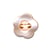 Bouton violette - rose - 10mm