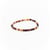 Bracelet jaspe mokaite perles  - 4mm