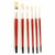 Brosse plate - soie de porc blanches n°12
