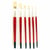 Brosse plate - soie de porc blanches n°14