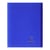 Cahier polypro - 24 x 32 cm - Koverbook - Clairefontaine - 96 pages grands carreaux - Bleu marine