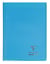 1 cahier polypro à spirales - Format A4 21 x 29.7 cm - Koverbook - Clairefontaine - 160 pages grands carreaux - Coloris assortis