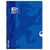Cahier polypro - 24 x 32 cm - Openflex - Oxford - 96 pages grands carreaux - Bleu