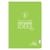 Cahier - Format A4 21 x 29.7 cm - Cultura - 96 pages grands carreaux - Vert