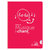 Cahier de musique - 24 x 32 cm - Cultura - 48 pages grands carreaux - Rouge