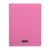 Cahier polypropylène piqué - 24x32 cm - 96 pages - rose 