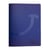Cahier polypro 17 x 22 cm 140 pages grands carreaux Cultura - Bleu marine