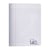 Cahier polypro 17 x 22 cm 140 pages grands carreaux Cultura - Transparent