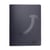 Cahier polypro 17 x 22 cm 48 pages grands carreaux Cultura - Gris