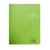 Cahier polypro 17 x 22 cm 96 pages petits carreaux Cultura - Vert