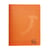 Cahier - 17 x 22 cm - 96 pages grands carreaux - Orange - Cultura