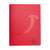 Cahier - 17 x 22 cm - 96 pages grands carreaux - Rouge - Cultura