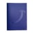 Cahier 140 pages grands carreaux 24 x 32 cm Polypropylène Cultura Bleu Marine