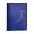 Cahier 192 pages grands carreaux 24 x 32 cm Polypropylène Cultura Bleu Marine