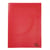 Cahier 96 pages petits carreaux 24 x 32 cm Polypropylène Cultura Rouge