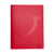 Cahier - 24 x 32 cm - 96 pages grands carreaux - Rouge - Cultura