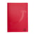 Cahier 48 pages grands carreaux A4 21 x 29,7 cm Polypropylène Cultura Rouge