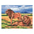 Kit canevas - 15x20cm - Lions