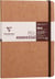 Carnet - Format A5 14.8 x 21 cm - Age Bag My essential - Clairefontaine - 192 pages lignées - Marron