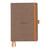 Carnet - Format A5 14.8 x 21 cm - Goalbook - Rhodia - 240 pages pointillées - Taupe