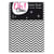 Carnet glitter 7x10cm chevrons noir - Toga