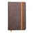 CARNET 9X14 192P LIGNE CHOCOLA