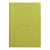 Carnet - Format A5 14.8 x 21 cm - Rhodiarama - Rhodia - 64 pages pointillées - Vert anis