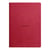 Carnet - Format A5 14.8 x 21 cm - Rhodiarama - Rhodia - 64 pages pointillées - Rouge coquelicot