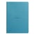 Carnet - Format A5 14.8 x 21 cm - Rhodiarama - Rhodia - 64 pages pointillées - Turquoise