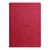 Carnet - Format A5 14.8 x 21 cm - Rhodiarama - Rhodia - 64 pages lignées - Rouge coquelicot