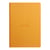 CARNET A5 64P LIGNE ORANGE