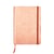 Carnet - Format A5 14.8 x 21 cm - Cuirisé - Clairefontaine - 144 pages lignées - Cuivre
