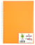 CANSON - Cahier de notes - reliure à anneaux métalliques - A5 - 50 feuilles - papier blanc - uni - couverture orange