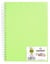 CANSON - Cahier de notes - reliure à anneaux métalliques - A5 - 50 feuilles - papier blanc - uni - couverture verte