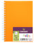 CANSON - Cahier de notes - reliure à anneaux métalliques - A6 - 50 feuilles - papier blanc - uni - couverture orange
