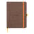 Carnet - Format A5 14.8 x 21 cm - Meeting - Rhodia - 160 pages meeting - Chocolat