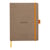 CARNET MEETING A5 160P TAUPE