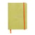 Carnet - 10 x 14 cm - Rhodiarama - Rhodia - 144 pages lignées - Anis