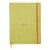 Carnet - 19 x 25 cm - Rhodiarama - Rhodia - 160 pages lignées - Anis