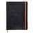 Carnet - 19 x 25 cm - Rhodiarama - Rhodia - 160 pages lignées - Noir