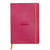 Carnet - Format A5 14.8 x 21 cm - Goalbook - Rhodia - 240 pages pointillées - Framboise