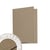 5 cartes pliées Grain de Pollen 105x148 mm - ficelle