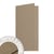 5 cartes pliées Grain de Pollen 105x210 mm - ficelle