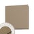 5 cartes pliées Grain de Pollen 135x135 mm  - ficelle