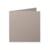 25 cartes pliées Pollen 135x135 mm  - Gris acier
